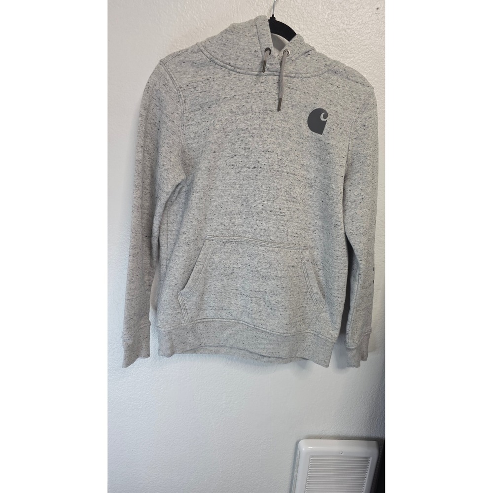 Carhartt Hoodie Womens Small Gray Excellent